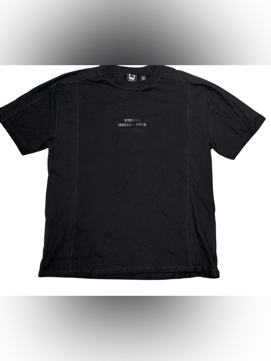 NWT - WXYZ Visual Industries Los Angeles Oversized Graphic Tee Black Size Small - Picture 2 of 6